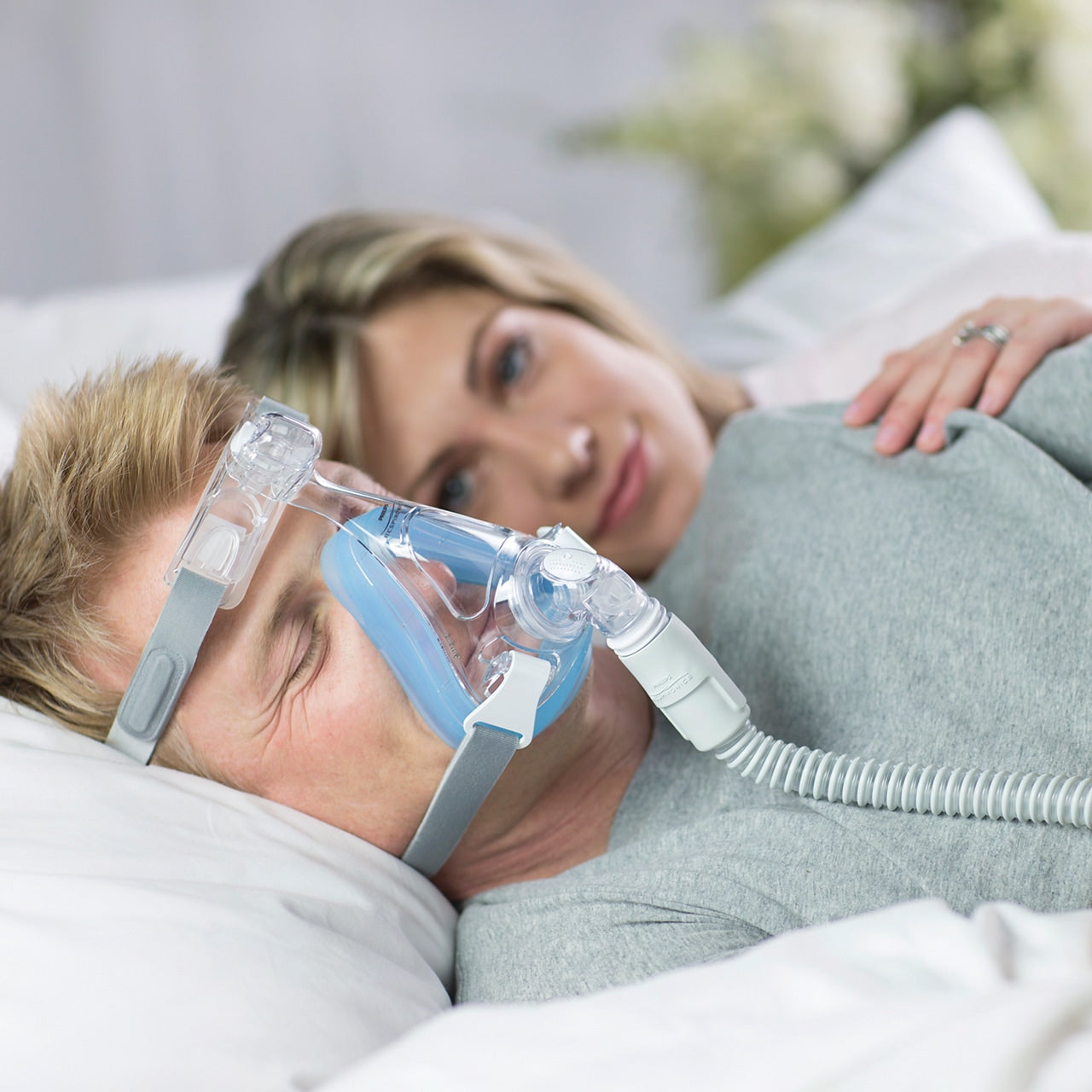 Amara Full Face CPAP Mask with Headgear 缩略图 3