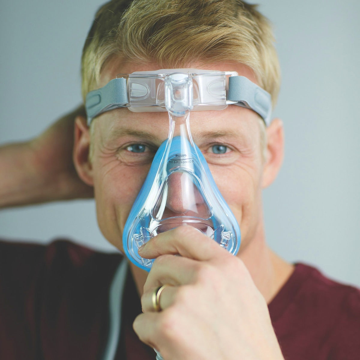 Amara Full Face CPAP Mask with Headgear 缩略图 4