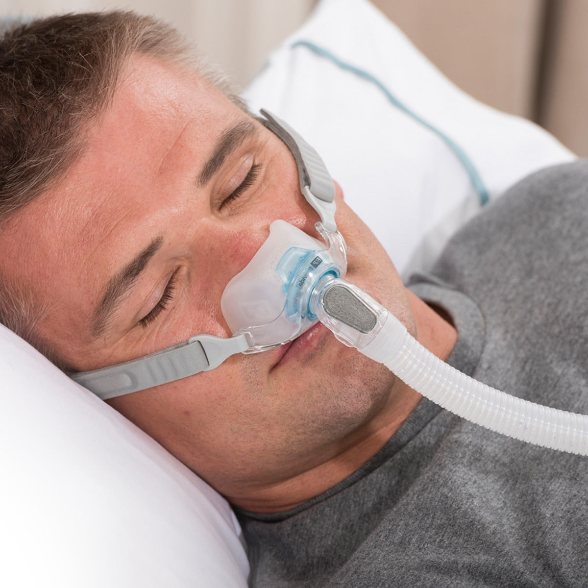 F&P Brevida Nasal Pillows CPAP Mask with Headgear 缩略图 7