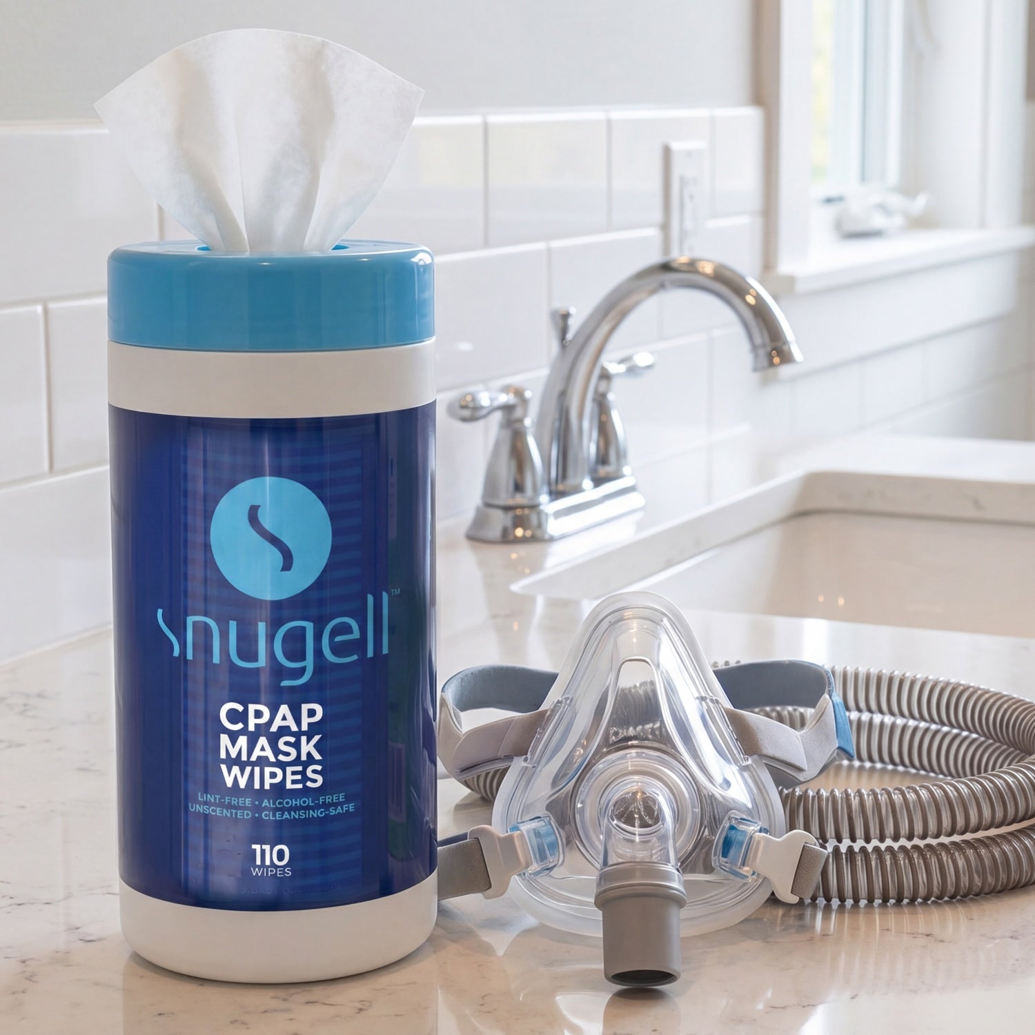 Snugell CPAP 面罩清洁湿巾 缩略图 2