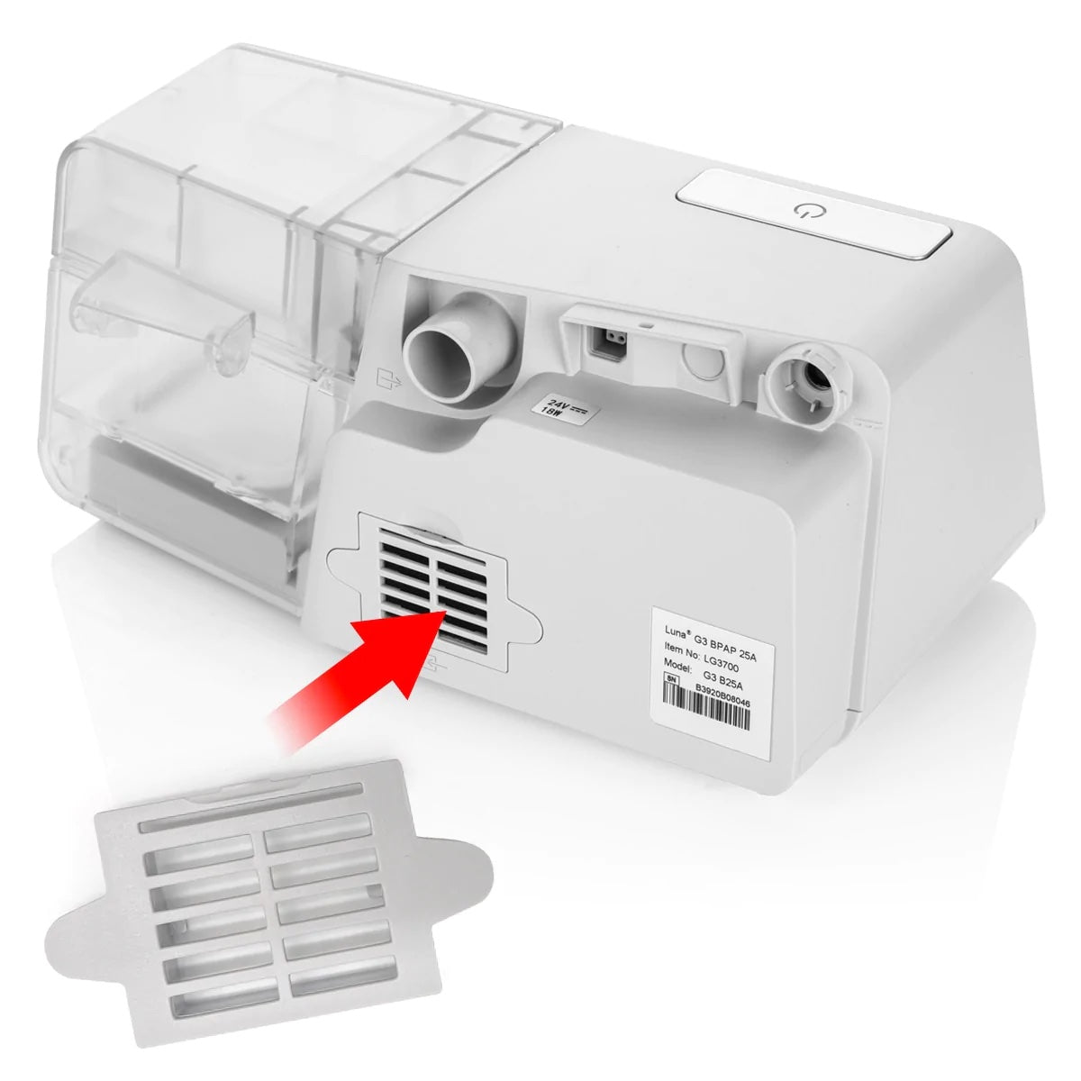 Filter Cover for React G3 X & Luna G3 Series CPAP & BiPAP Machines 缩略图 2