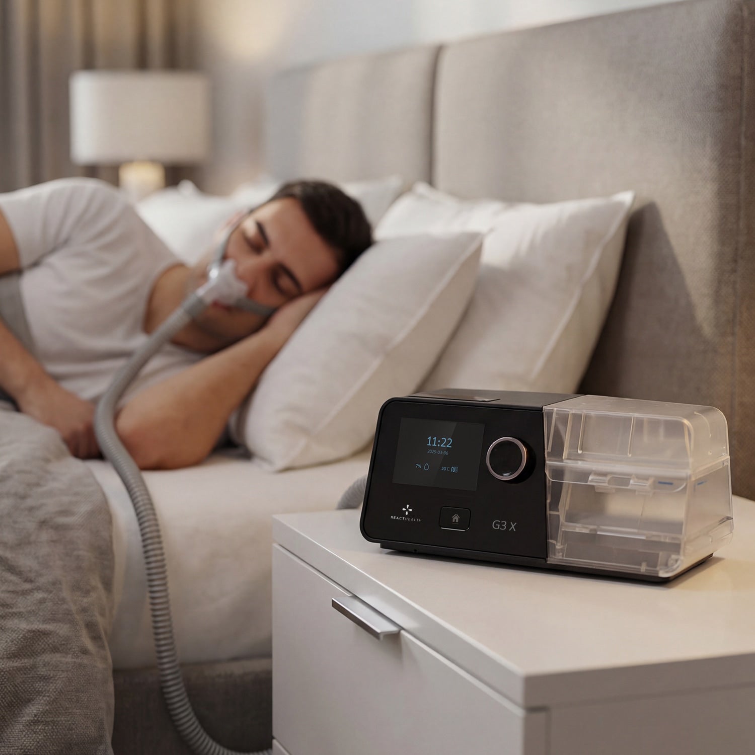 React G3 X Auto-CPAP Machine Package with Heated Humidifier 缩略图 2