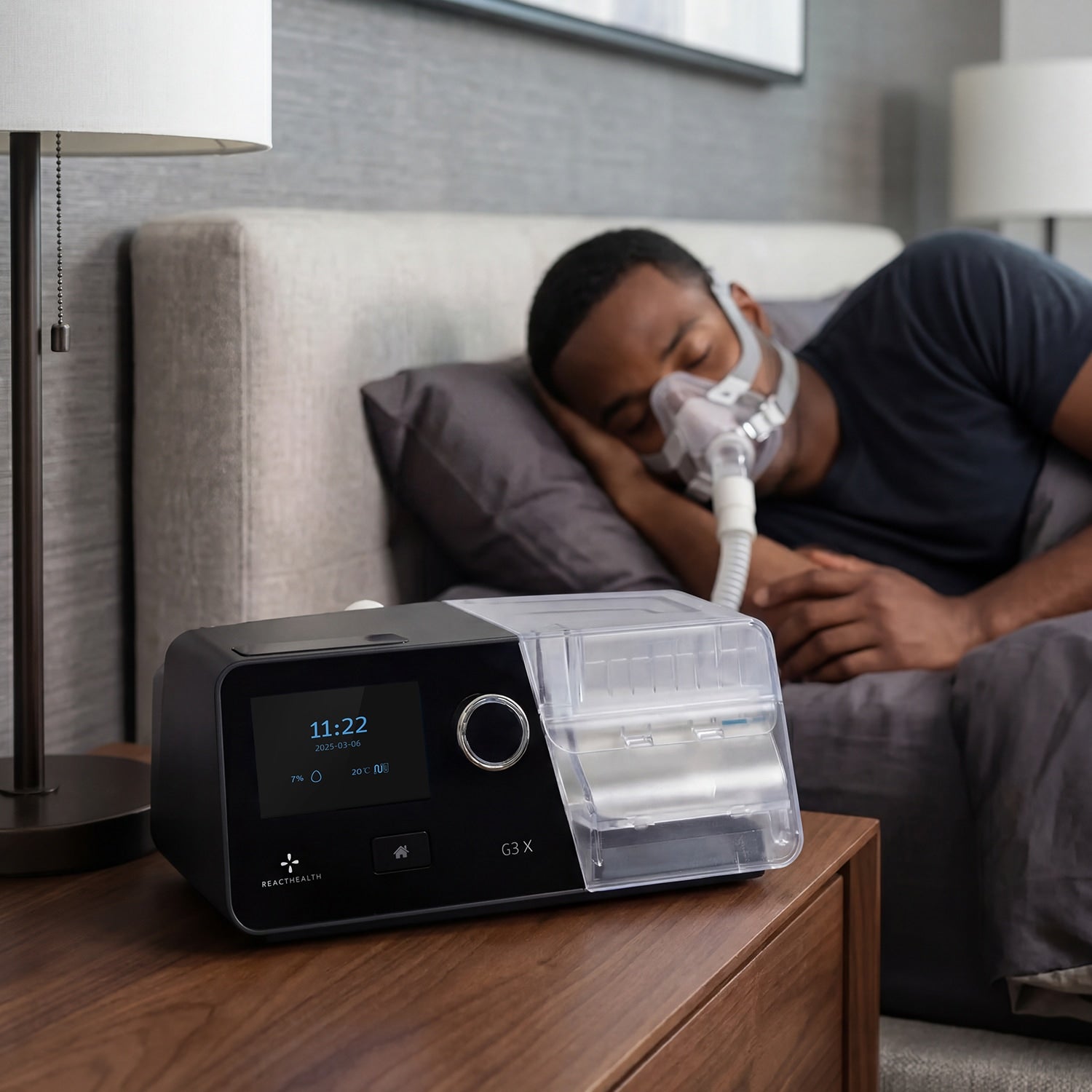 React G3 X Auto-CPAP Machine Package with Heated Humidifier 缩略图 5