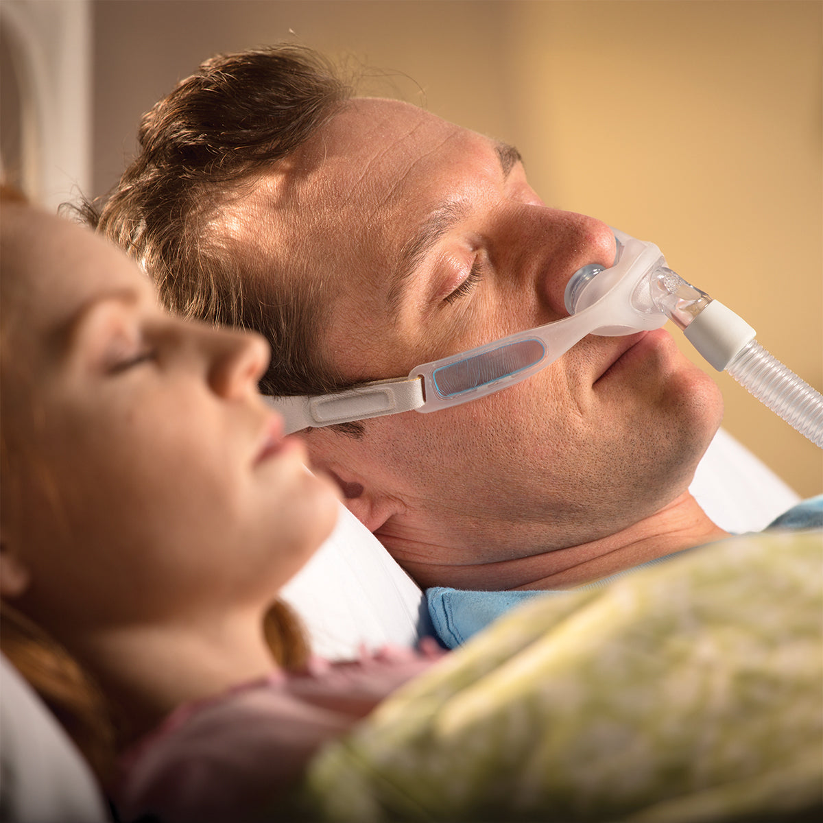 Nuance Pro Gel Nasal Pillows CPAP Mask FitPack with Headgear 缩略图 4
