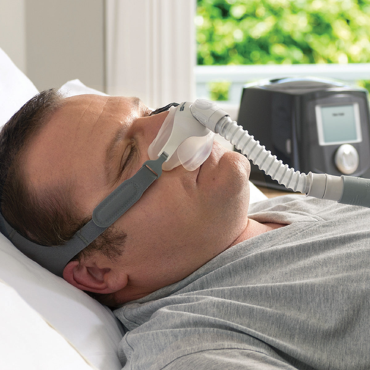 F&P Pilairo Q Nasal Pillows CPAP Mask with Headgear 缩略图 2