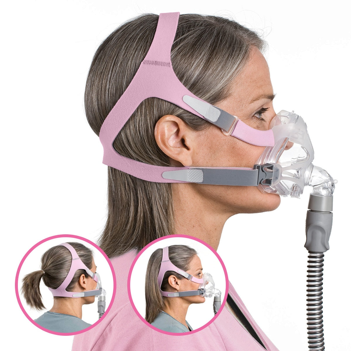 Quattro FX Full Face CPAP Mask with Headgear 缩略图 4