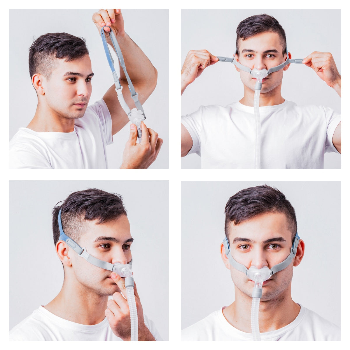 Rio II Nasal Pillows CPAP Mask with Headgear 缩略图 3