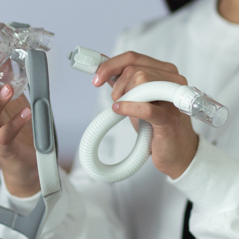 Short Tube (with Swivel) for Amara View Full Face CPAP Masks 缩略图 2