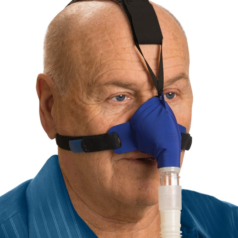 SleepWeaver Advance Soft Cloth Nasal CPAP Mask with Headgear 缩略图 3