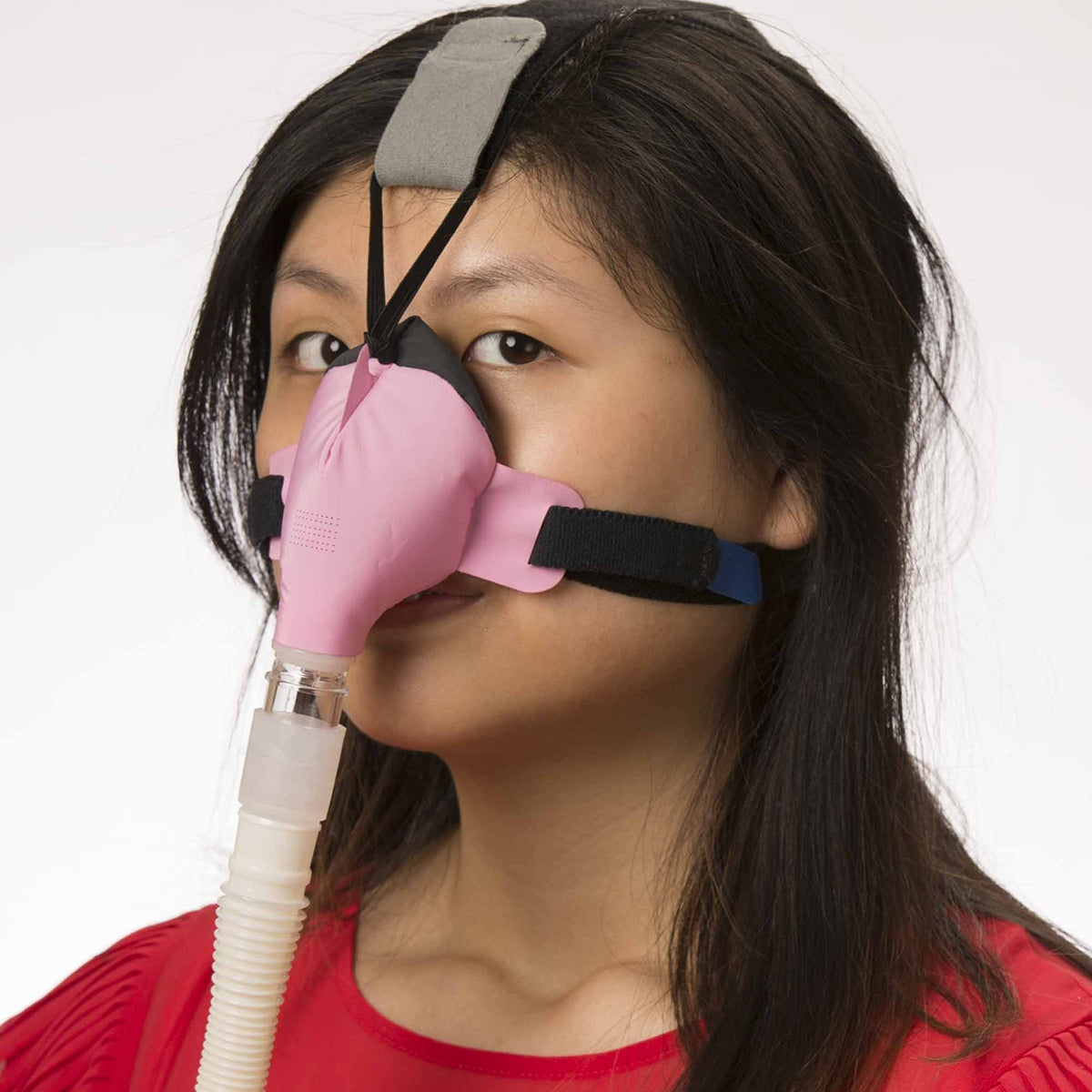 SleepWeaver Advance Soft Cloth Nasal CPAP Mask with Headgear 缩略图 4