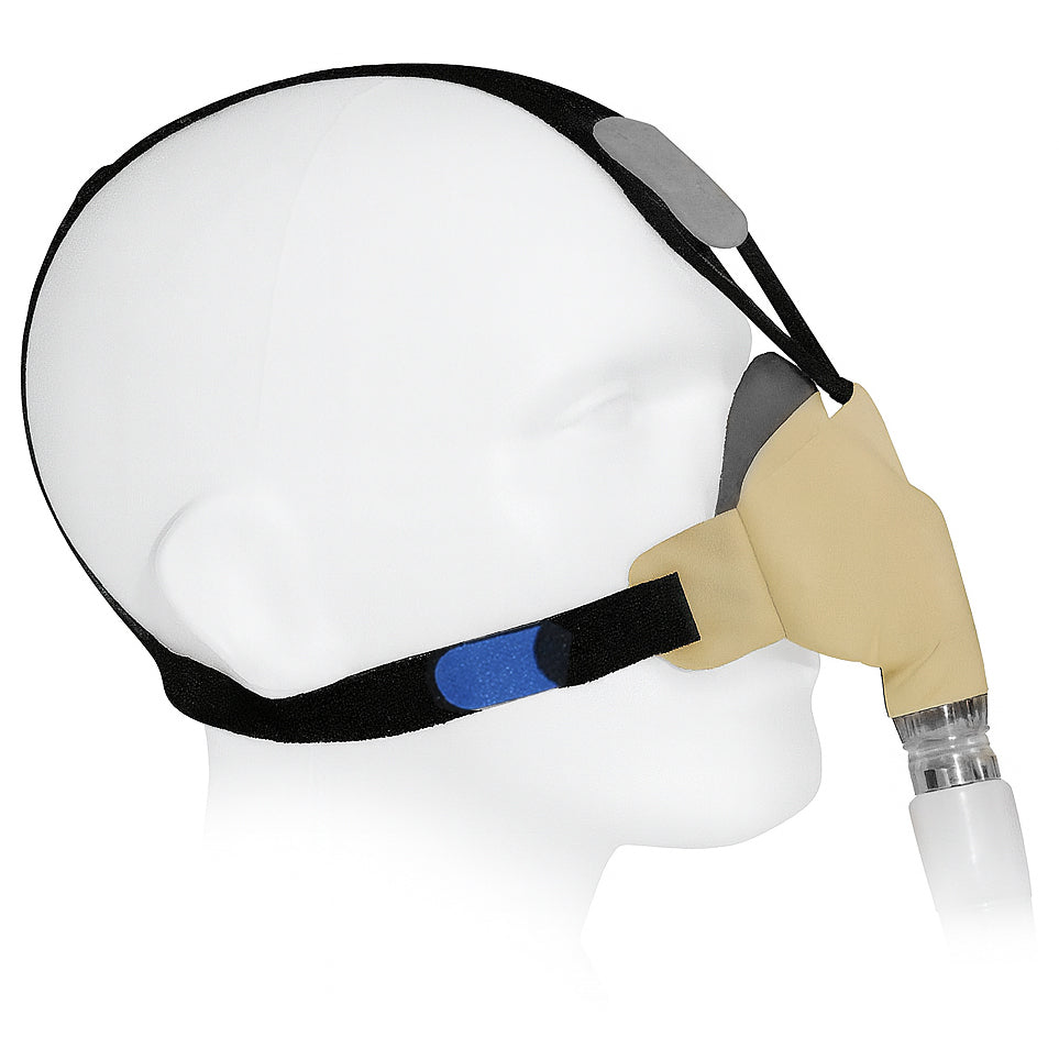 SleepWeaver Advance Soft Cloth Nasal CPAP Mask with Headgear 缩略图 5