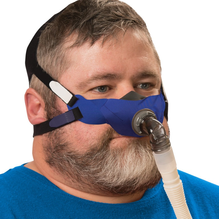SleepWeaver Elan Soft Cloth Nasal CPAP Mask with Headgear 缩略图 4