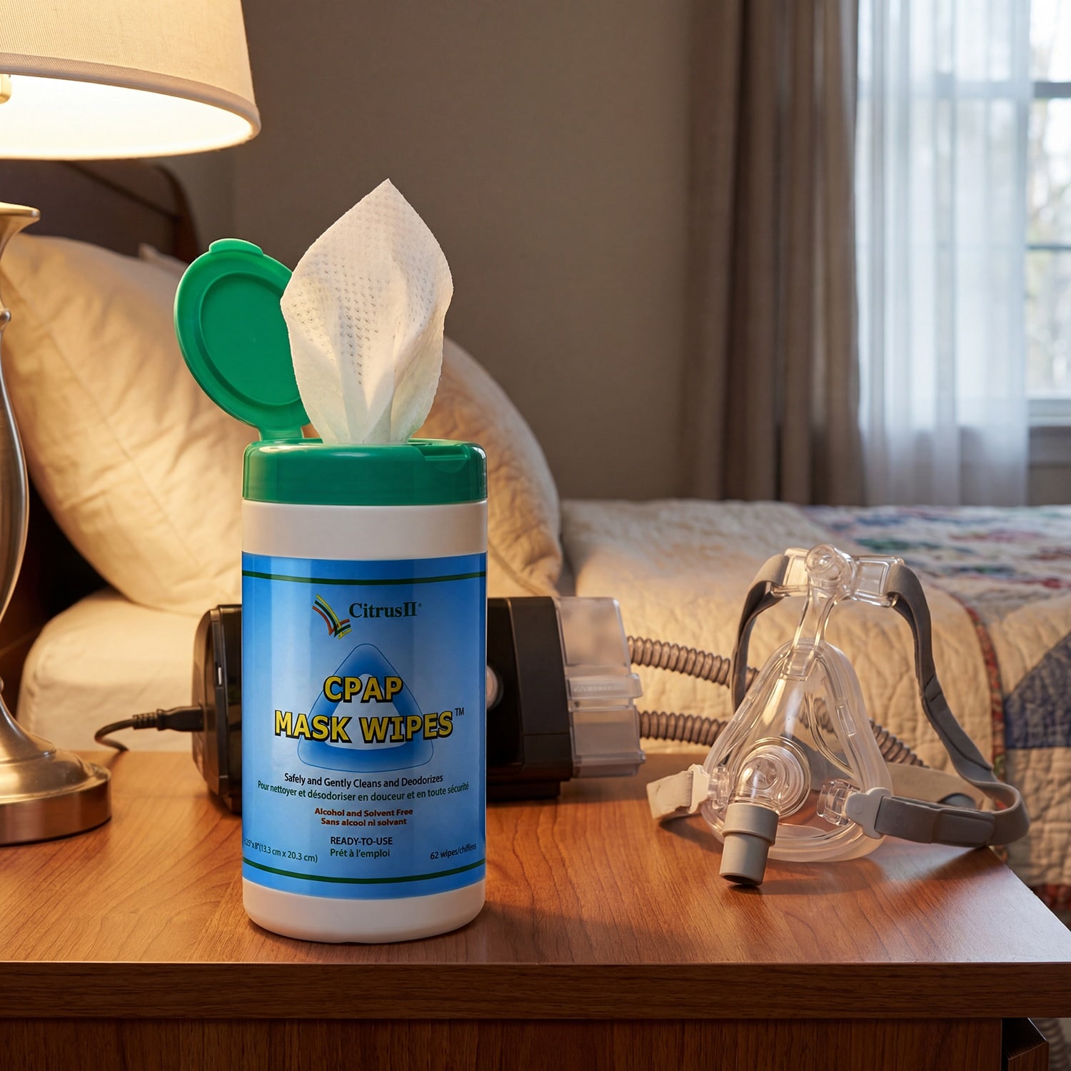Citrus II CPAP Mask & Tube Cleaning Wipes 缩略图 2