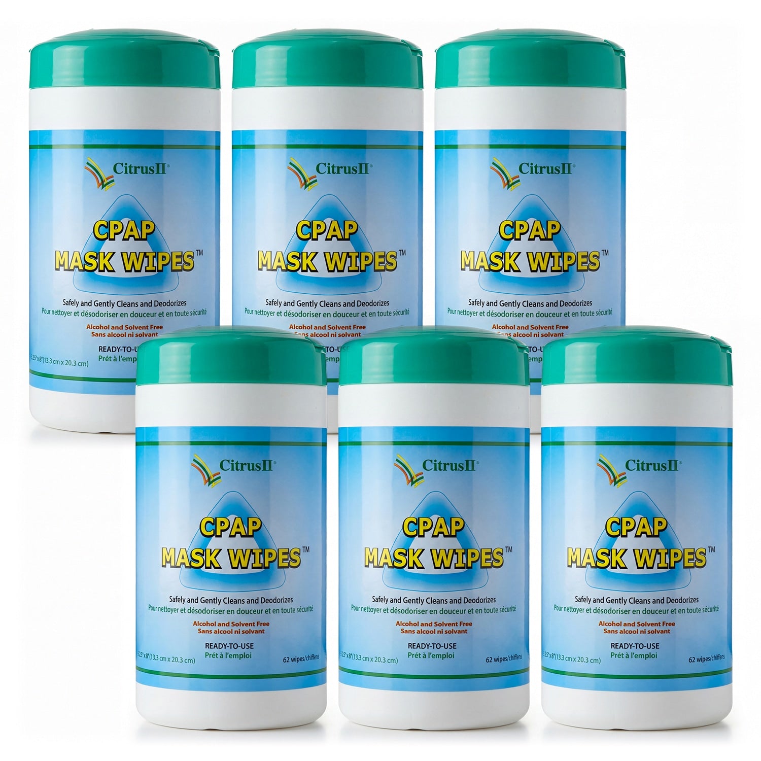 Citrus II CPAP Mask & Tube Cleaning Wipes 缩略图 5